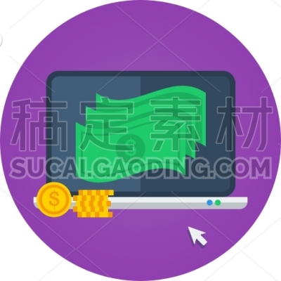 Laptop, Money, Computer, Doller, Currency, Device, Banking, Screen, Personalize, Arrow, Pointer