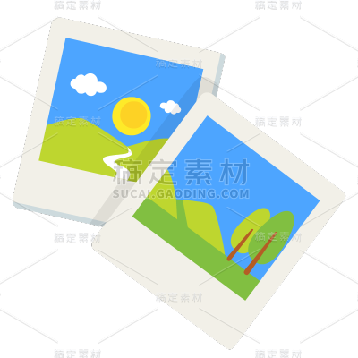 卡通风旅行主题氛围贴纸