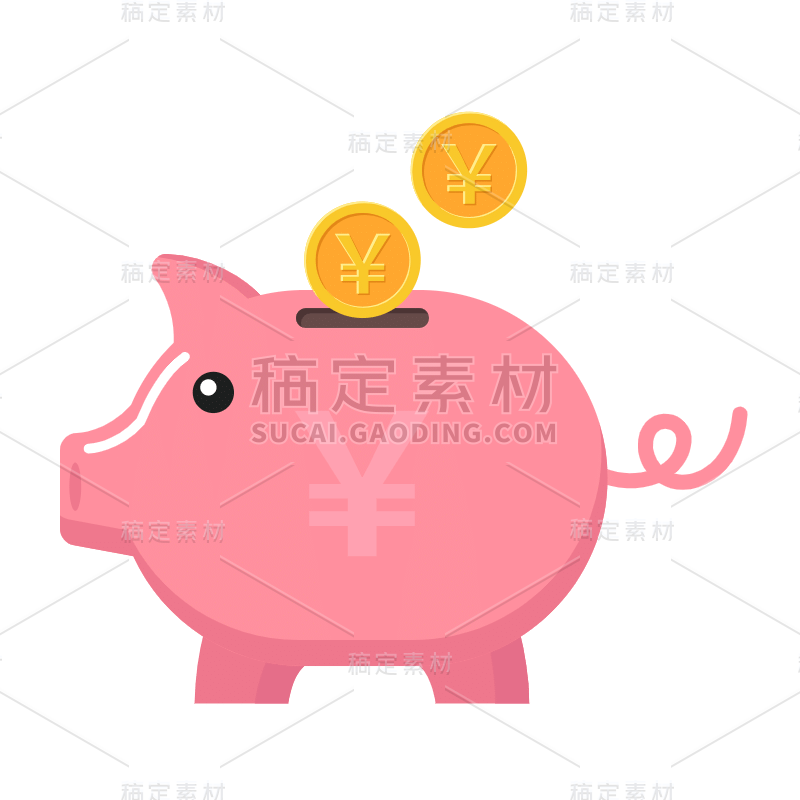 金融理财货币元素贴纸-SVG6