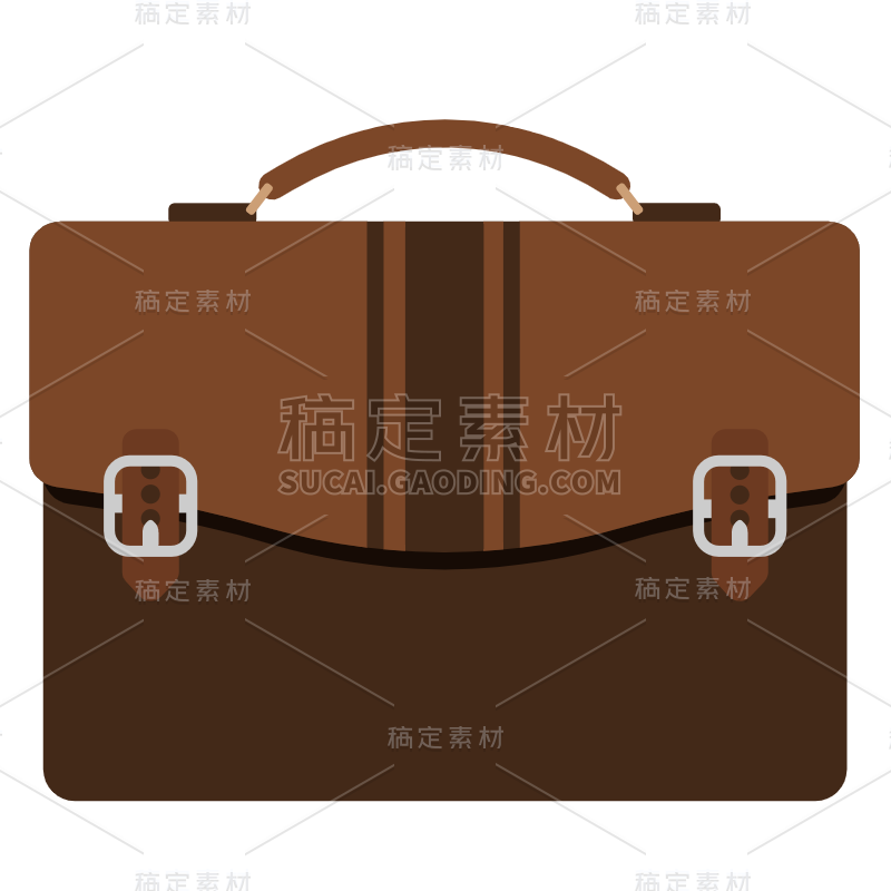 扁平风父亲节贴纸-SVG-公文包1