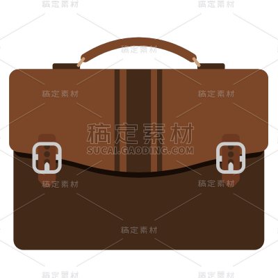 扁平风父亲节贴纸-SVG-公文包1