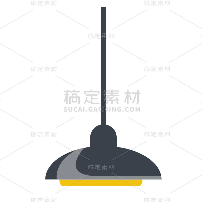 扁平-家居生活-SVG-电灯