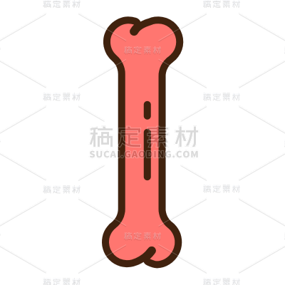 ICON-扁平矢量器官医疗icon-骨骼