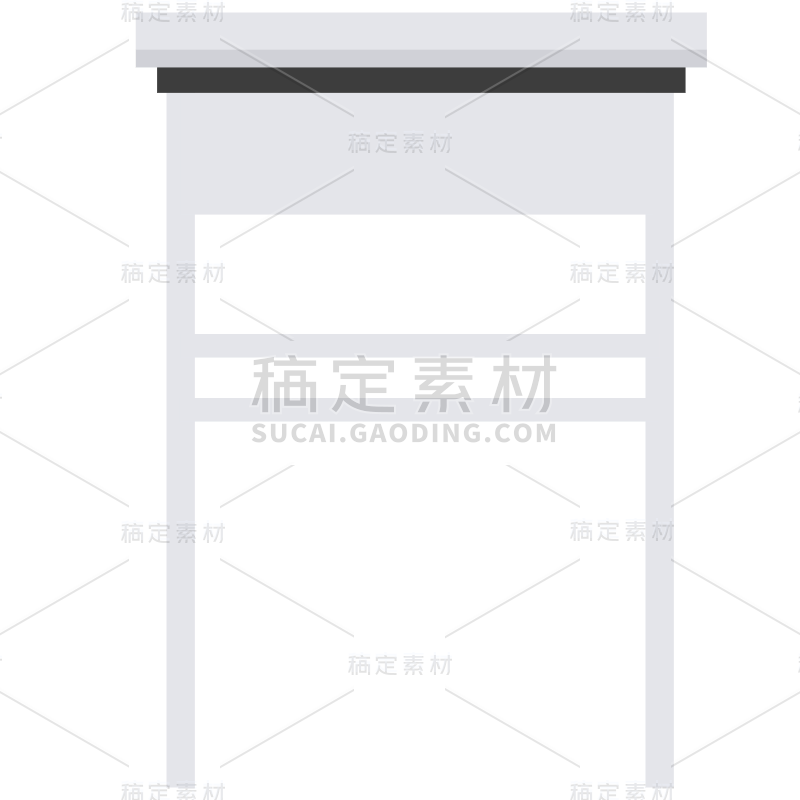 扁平-家居生活贴纸-SVG-桌子