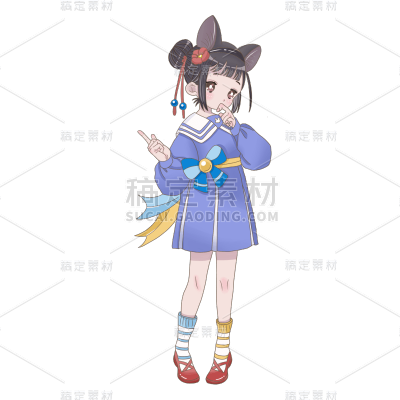 手绘-二次元动漫人物插画20