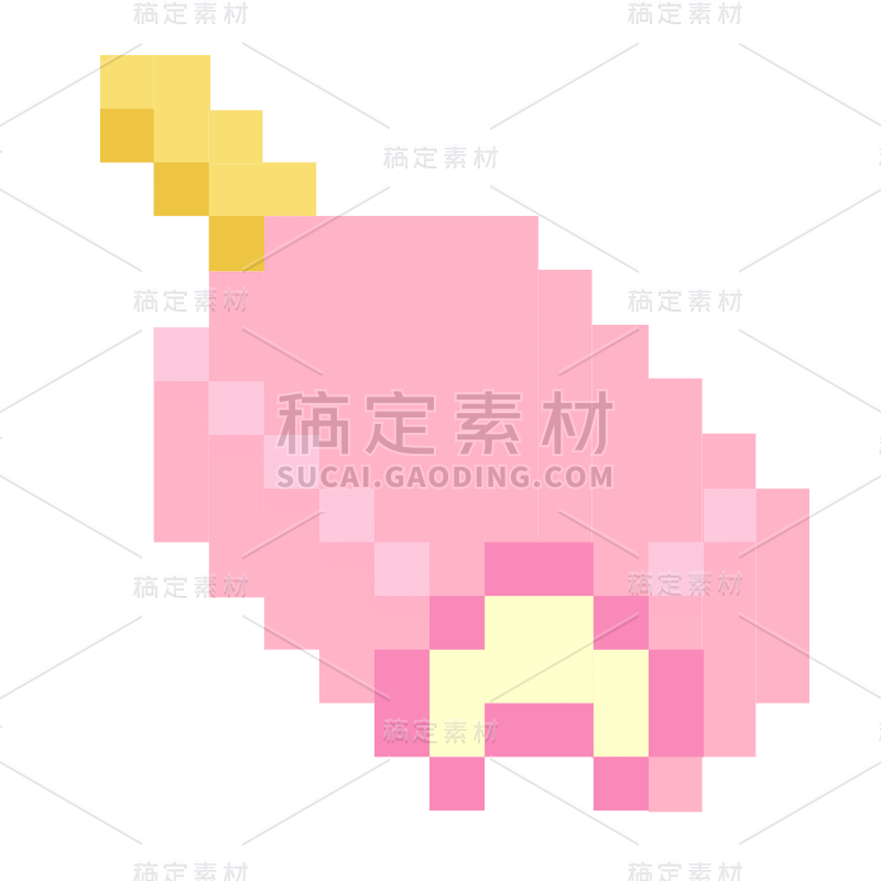 像素风套系贴纸-SVG-冰棒