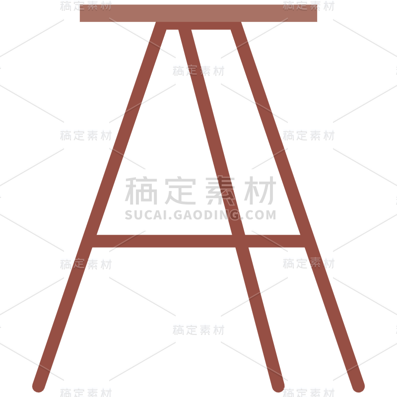 扁平-家居生活贴纸-SVG-椅子