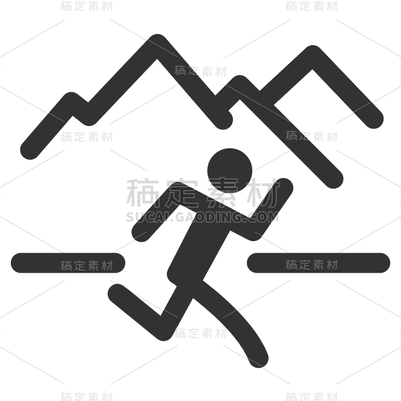 ICON-矢量跑步运动图标8