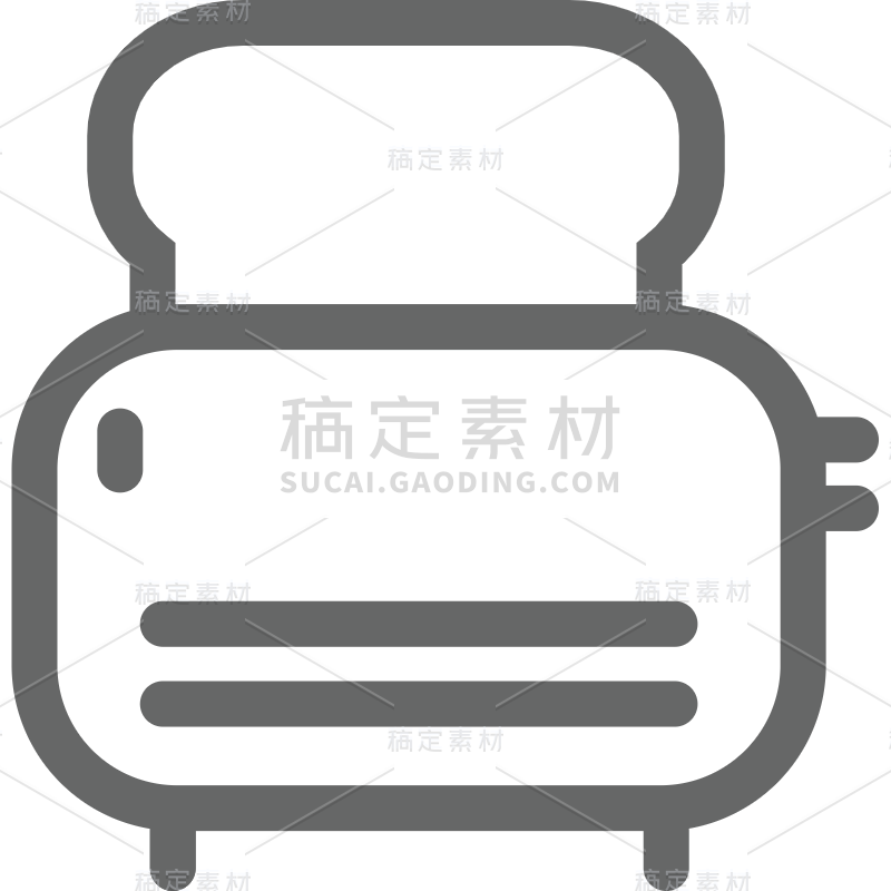 ICON-电器icon-SVG-吐司机