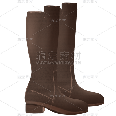 棕色时尚少女长靴