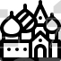 Kremlin, Moscow, St, Asils, Cathedral