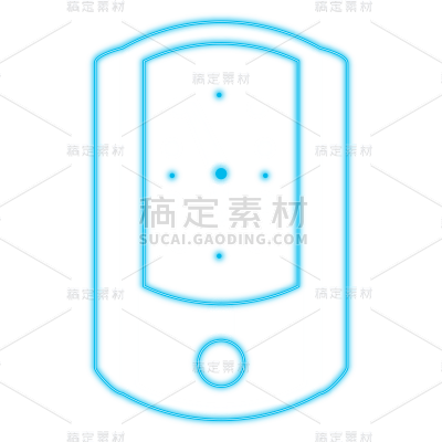 霓虹灯风钟表家居生活贴纸8