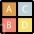 Alphabet blocks