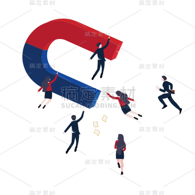 SVG-招聘元素组合贴纸1
