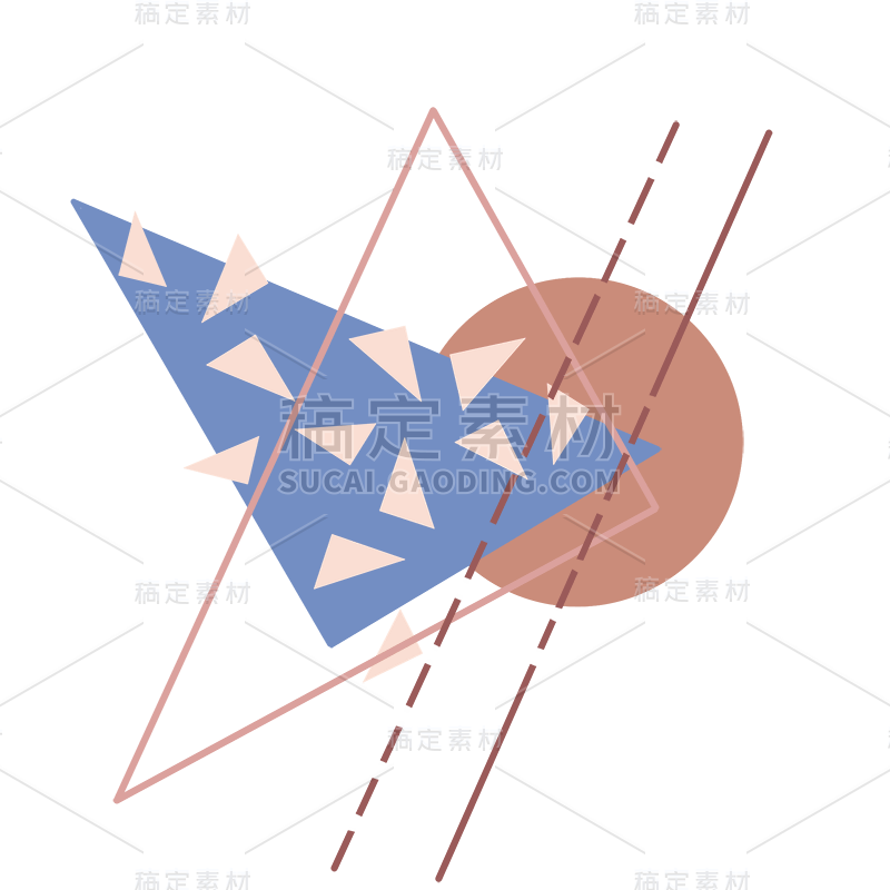 手绘-抽象元素-几何图形