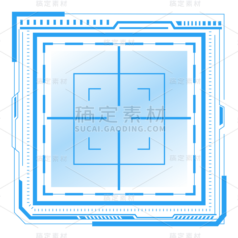 手绘-科技风氛围元素