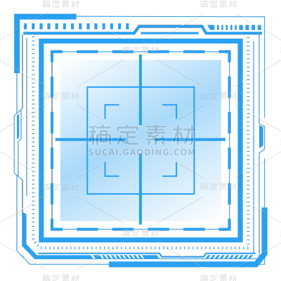 手绘-科技风氛围元素