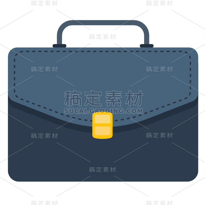 扁平风父亲节贴纸-SVG-公文包2