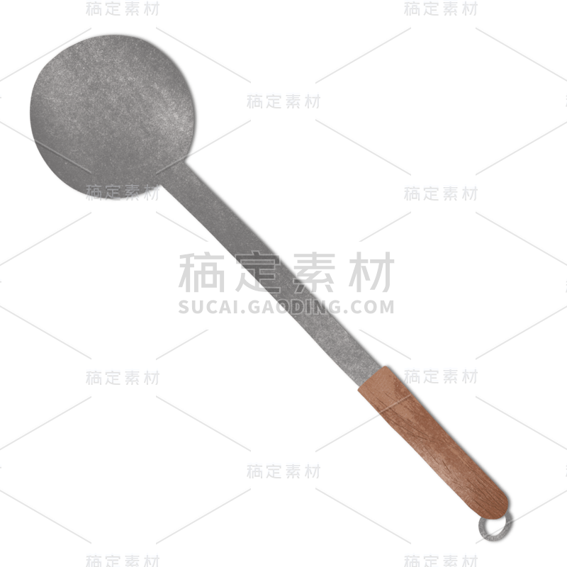 手绘-拼贴画厨房家居用品-勺