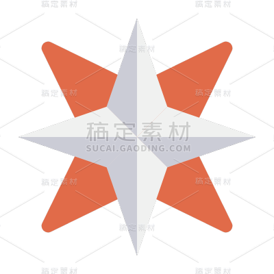 卡通定位位置图标icon