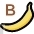 B for banana
