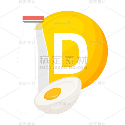 手绘-维生素元素