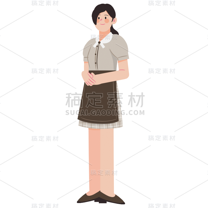 SVG-服务员人物贴纸1