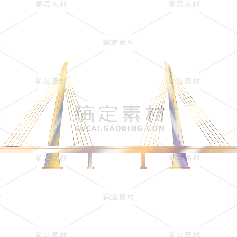 手绘-都市建筑元素