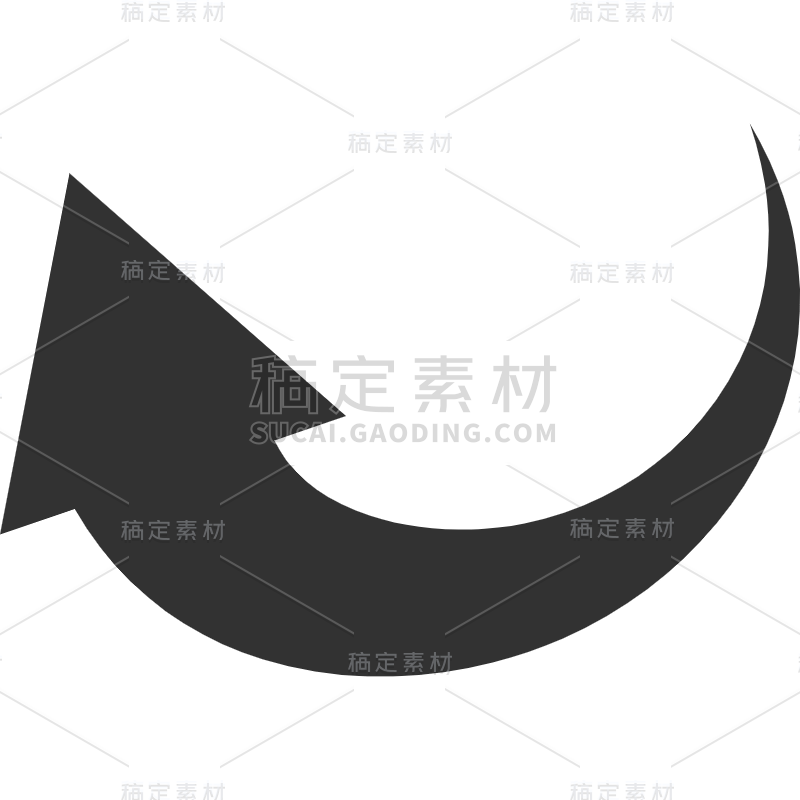 扁平-箭头贴纸-SVG9