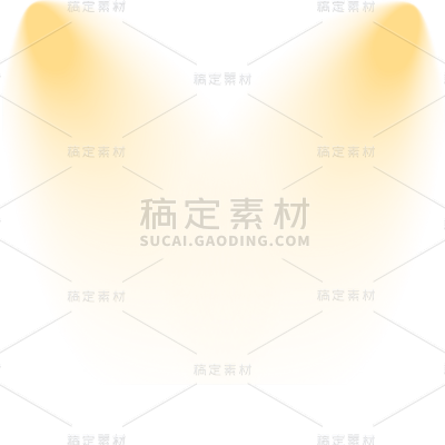 手绘-简约舞台灯光装饰元素贴纸6