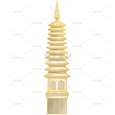 中国风建筑塔