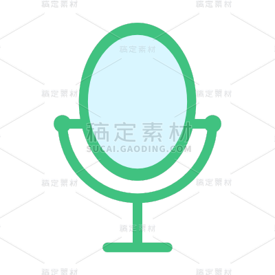 矢量风生活用品icon-镜子.svg