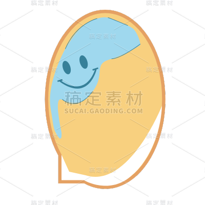 卡通-矢量对话气泡元素9