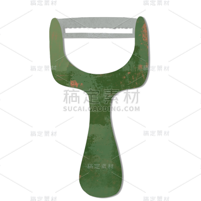 手绘-拼贴画厨房家居用品-削皮器