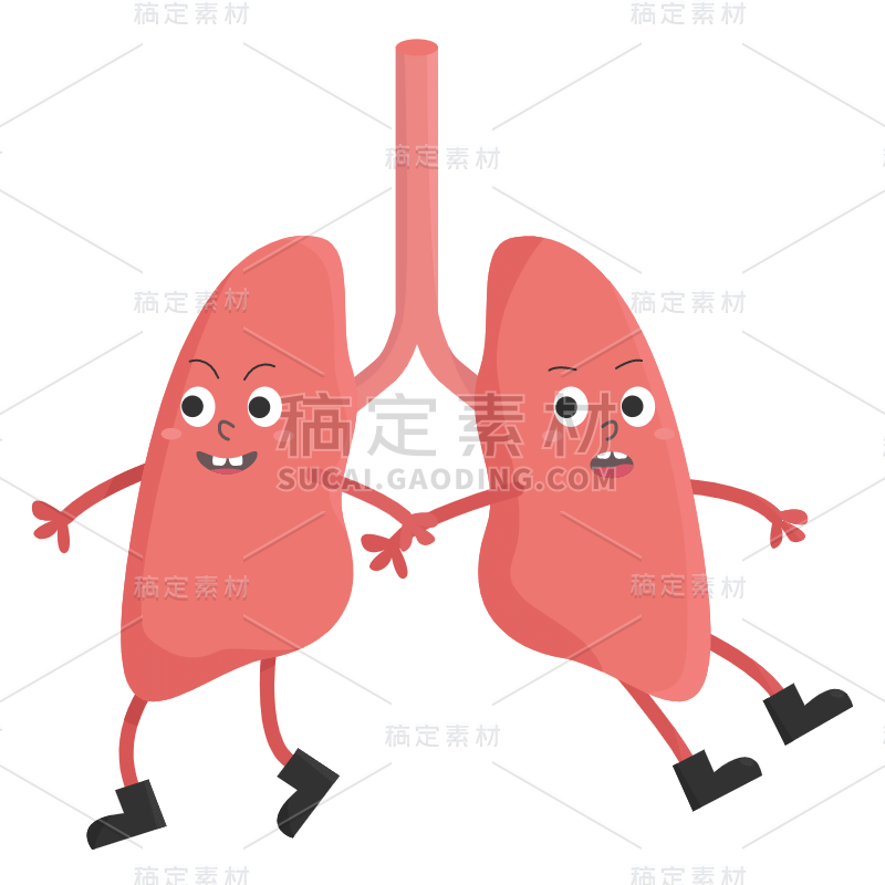 手绘-人体器官医疗元素贴纸24