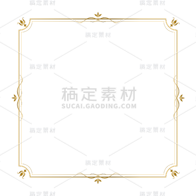 手绘-欧式边框元素