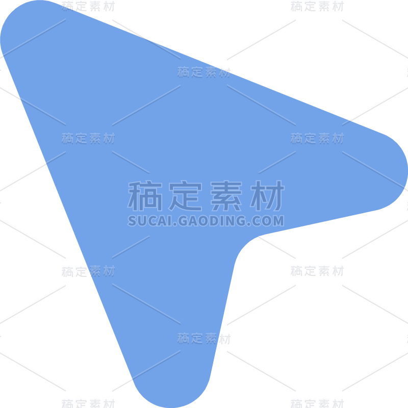 扁平-箭头贴纸-SVG6