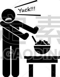 dislike food