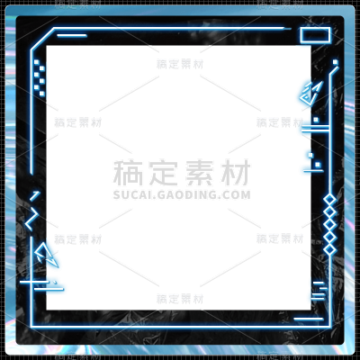 手绘-复古潮流大头贴元素