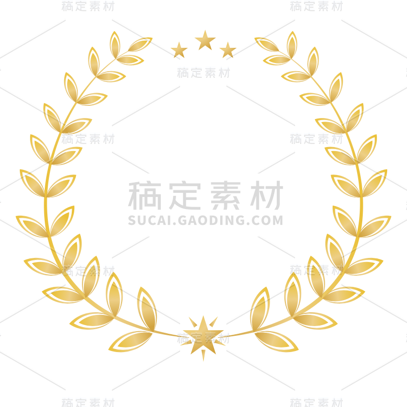 SVG-奥运桂冠元素