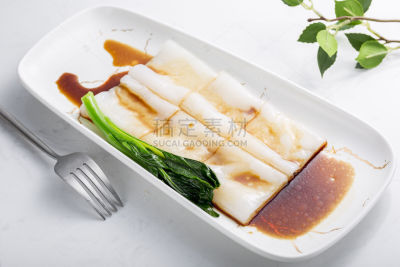 美食系列写实港式茶点小吃肠粉