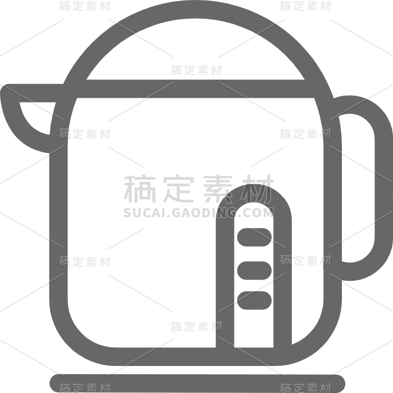 ICON-电器icon-SVG-电热水壶