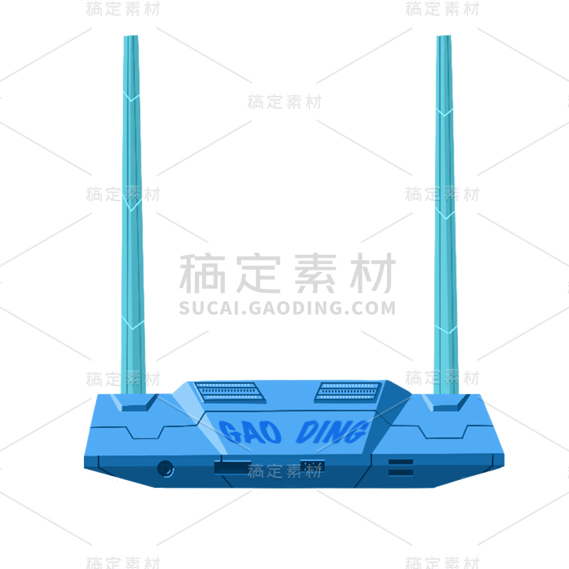 手绘-电子产品素材贴纸-svg-路由器