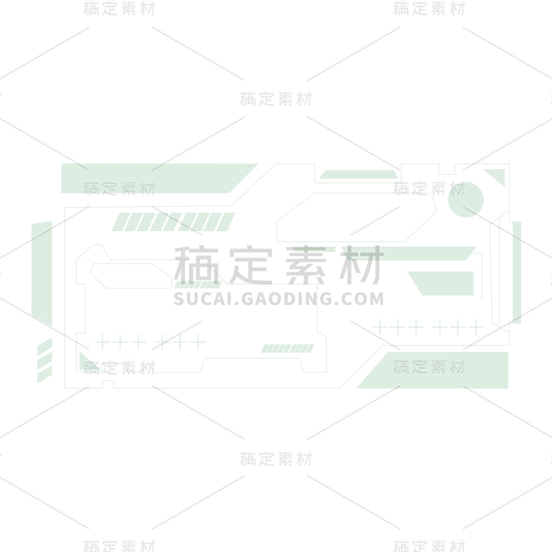 扁平-科技电竞风基础装饰元素7