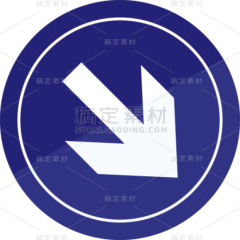 扁平-箭头贴纸-SVG2