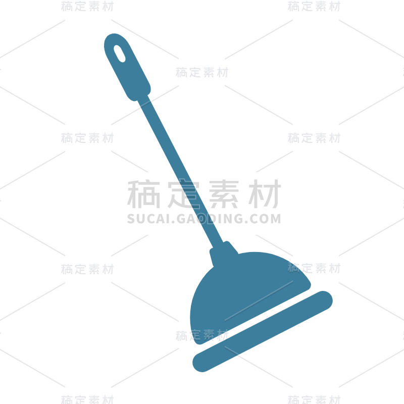 SVG-清洁工具面性icon元素贴纸