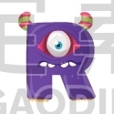 Letter R Monster