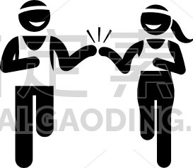 couple jogging together
