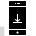 Arrow, Down, Download, Line, Items, Interface, UI