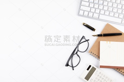 教育系列写实冷淡风办公用具